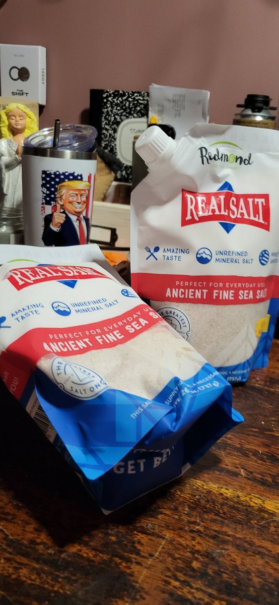 MartKnow's tweet photo. Stocked up on the good stuff—because life’s too short for bland salt. Time to whip up some sole water and pretend I have my life together! #Realsalt #StaySalty #MineralsOrBust https://t.co/gWVuZemHdQ