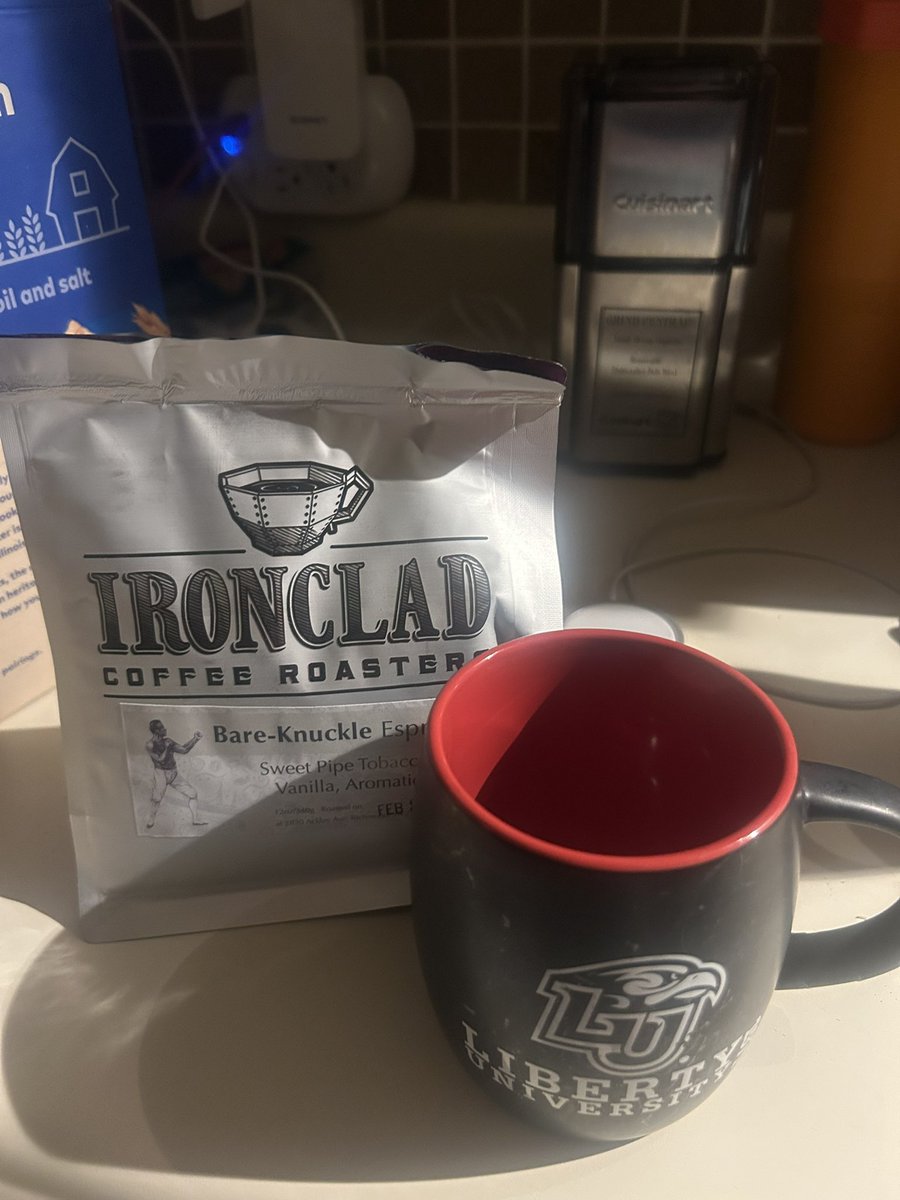 Perfect time for some <a href="/IroncladCoffee/">Ironclad Coffee Roasters & Baking Co.</a>