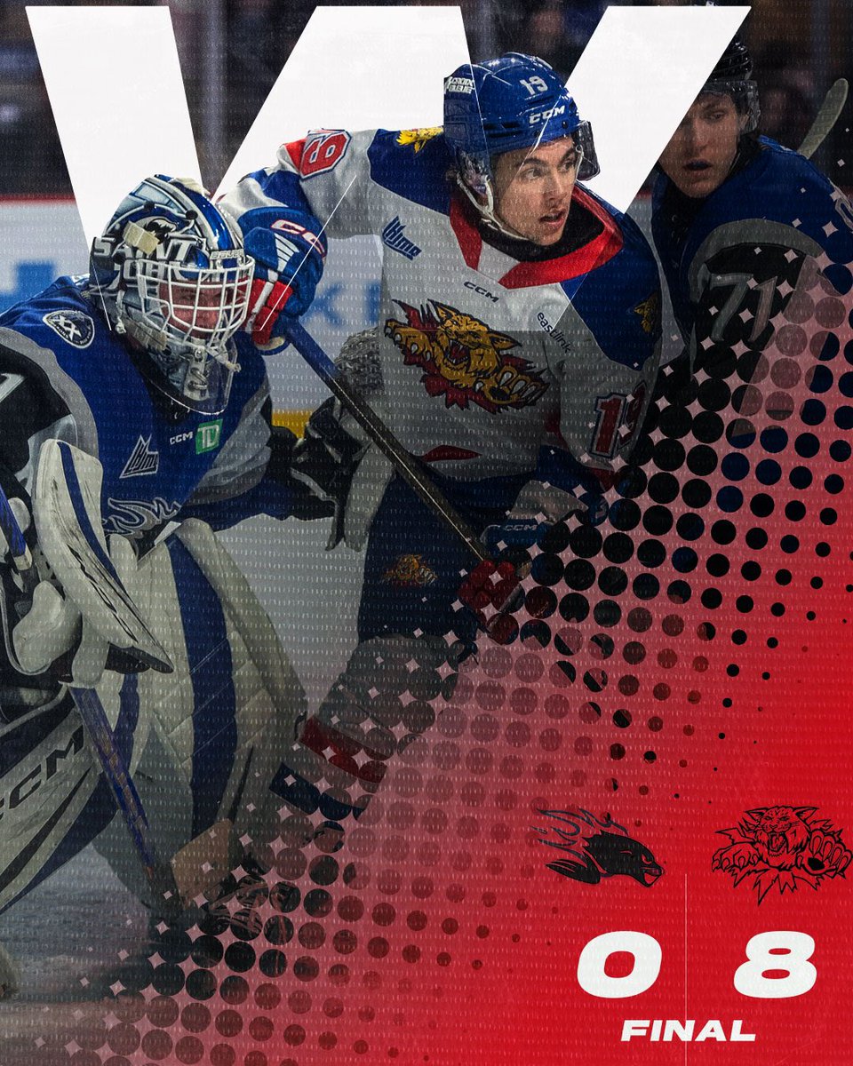 MonctonWildcast's tweet photo. Wildcats make it a dozen, Rousseau with the shutout (2nd in a row vs SeaDogs)
βοΈβοΈβοΈ - Desnoyers (1G-2A)
βοΈβοΈ - Pekarcik (1G-3A)
βοΈ - Mercier (3G-2A)
Next up - vs Bathurst (tomorrow at 3pm)
#ANewEra #DefendTheDen #JGS #JoinTheHunt #SJvsMON
πΈ - @DanielStLouis https://t.co/1Rg0ZqdGxy
