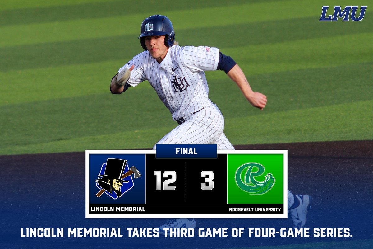 If you heard thunder on Saturday night, it wasn't just from the weather, it was from the crack of Kasten Harvey's bat.

Harvey blasted two homers in Lincoln Memorial's 12-3 rout of Roosevelt University to take its third consecutive game of the four-game series.

#GoSplitters