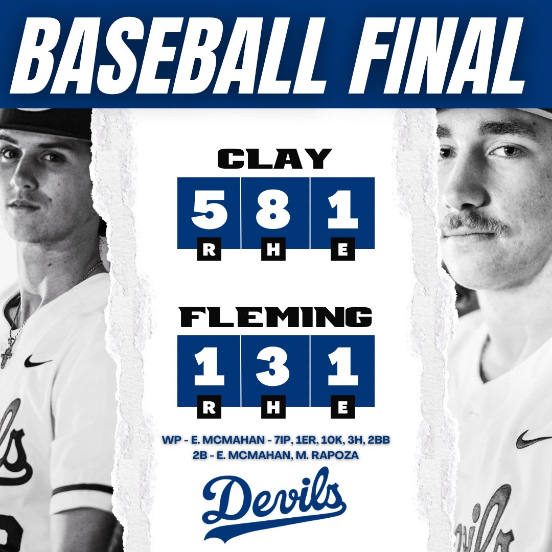 Clay High Athletics tweet media