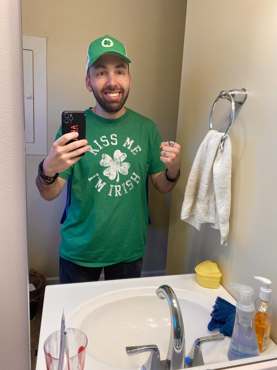 BrettDAnthony92's tweet photo. Just showing off ๐ฎ๐ช๐ฎ๐ช๐ฎ๐ชโ๏ธโ๏ธโ๏ธโ๏ธ #happyearly #stpatricksday #irishheritage #irish #selfie #irishfashion #photoftheday https://t.co/wAIIXYhv54