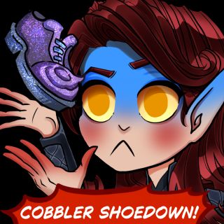 Don't worry, everyone.  While the faire ends tonight, all the screenshots you shared in Discord will be posted throughout the week so that we can continue to relive moments like Sely finally eating a shoe after years!  (Image by <a href="/lorioliodraws/">Lori K / Sonceri</a> )