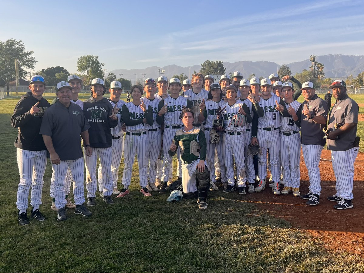 mesa_baseball's tweet photo. Above All The Rest Tourney Champs! 
8-1 Final over Jurupa Hills. 
#MurrietaMesaBaseball #WeAreMesa 
#GoRams https://t.co/yMrlyVXwZx