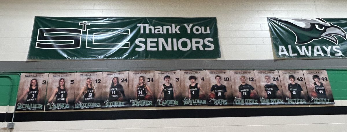 Donn Kasner (@dnkasner) on Twitter photo Wow. SkyHawk girls and boys basketball. What a week!
Talk about leaving a legacy and setting a standard ... this group of seniors for <a href="/SkuttGBB/">Skutt Catholic GBB 2025 State Champions</a> and <a href="/SkuttBasketball/">Skutt Catholic Hoops</a> will leave their programs with a combined 202-23 record.
8 NSAA trophies (4 titles; 4 runner ups). Wow. SkyHawk girls and boys basketball. What a week!
Talk about leaving a legacy and setting a standard ... this group of seniors for <a href="/SkuttGBB/">Skutt Catholic GBB 2025 State Champions</a> and <a href="/SkuttBasketball/">Skutt Catholic Hoops</a> will leave their programs with a combined 202-23 record.
8 NSAA trophies (4 titles; 4 runner ups).