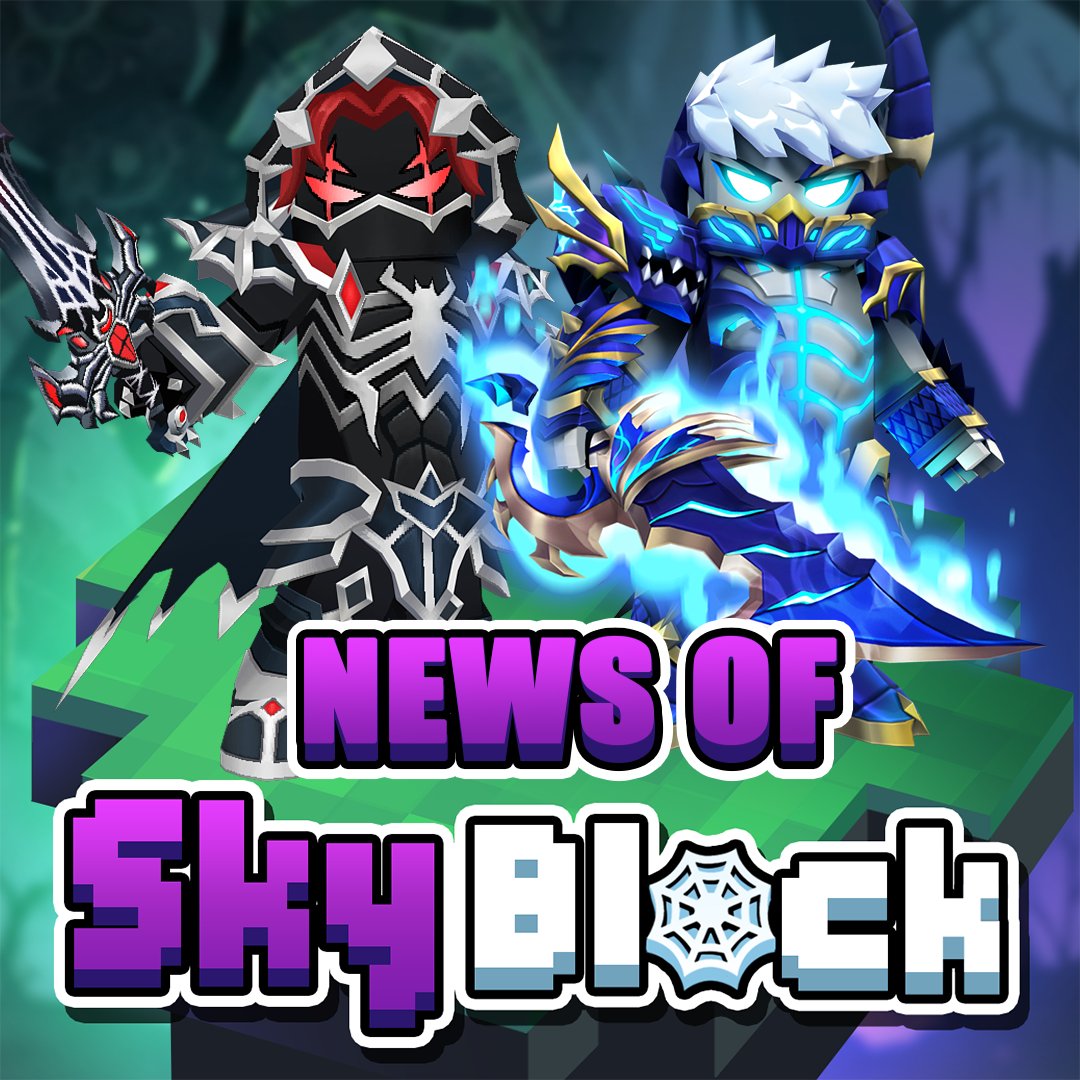 Blockmanfirst's tweet photo. Season 30 - Spider Web theme πΈ & Sin of Envy's weapon/set πͺ are updated on the Sky Block! Let's go and get them! #blockmango #blockman #skyblock #blockmangoskyblock https://t.co/dTNCWA68Sr