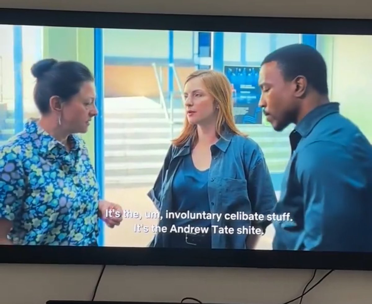 New Netflix show adolescence main storyline being blaming Tate for a white kid stabbing a young girl 

EVERYTHING IS A PYSOP