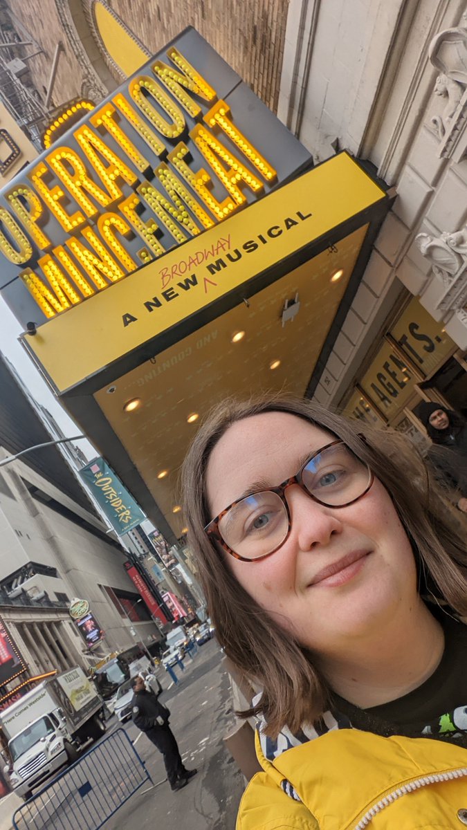 Some musicals are just worth going to New York for 💛💛💛

Thanks to <a href="/spitlip/">SpitLip</a> and <a href="/Kill_Beast/">Kill The Beast</a> for being mega comedy/playwriting inspiration for the last 10 years. 

Since I saw you at the Ed Fringe you made me realise how exciting, fast paced and funny theatre can be 💛 🔥