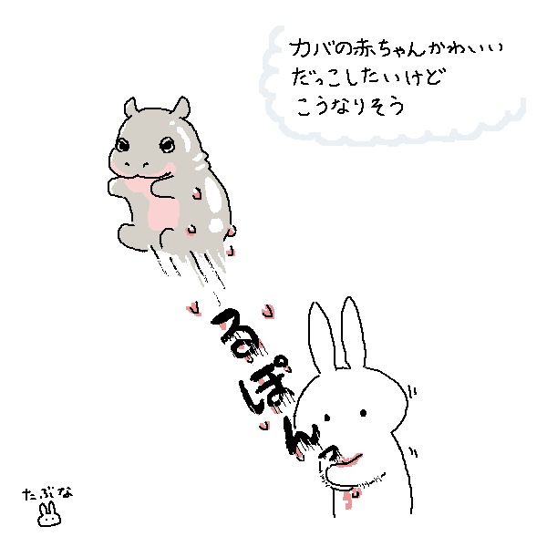 カバの赤ちゃん 