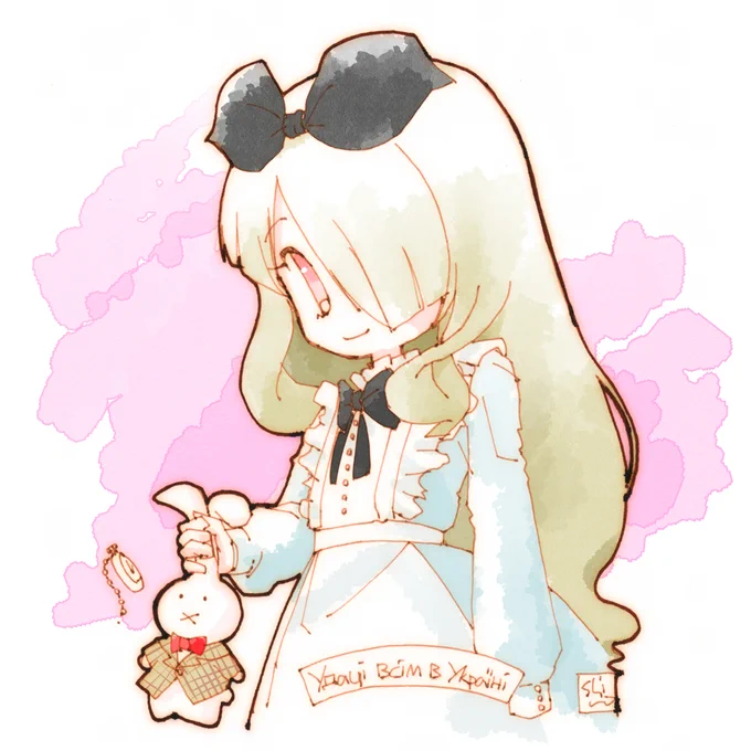 無かったのでらく描いた(・×・)#あなたの描いたアリスを見せて#LWA_jp #Ukraine 