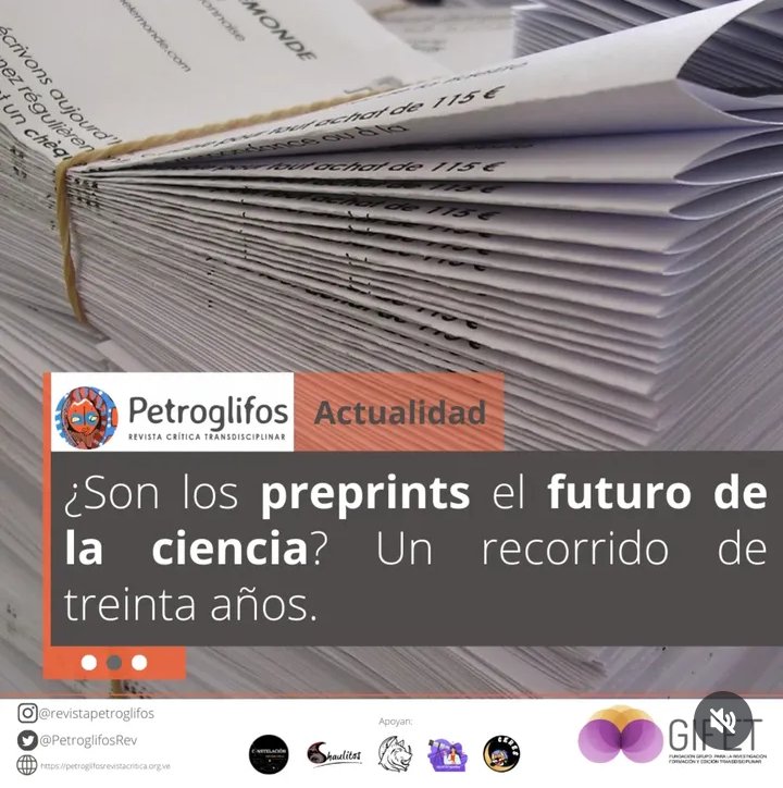 #15marzo 2025. 💯 ACTUALIDAD,👉 ¿Son los preprints el futuro de la ciencia? Un recorrido de 30 años. Consulta: instagram.com/p/DGgbejuxe9a/…