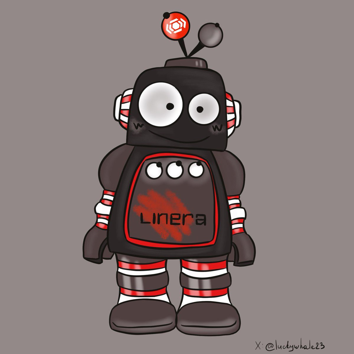 luckywhale23's tweet photo. Linera Microbot Mascot Art Challenge!❤️
/ My art for @linera_io /

Let’s bring these #Microbots to life!
#Linera #Microbot #Mascot #ArtChallenge #DigitalArt #RobotArt #Blockchain #CryptoArt https://t.co/GQK0rtZ1fh