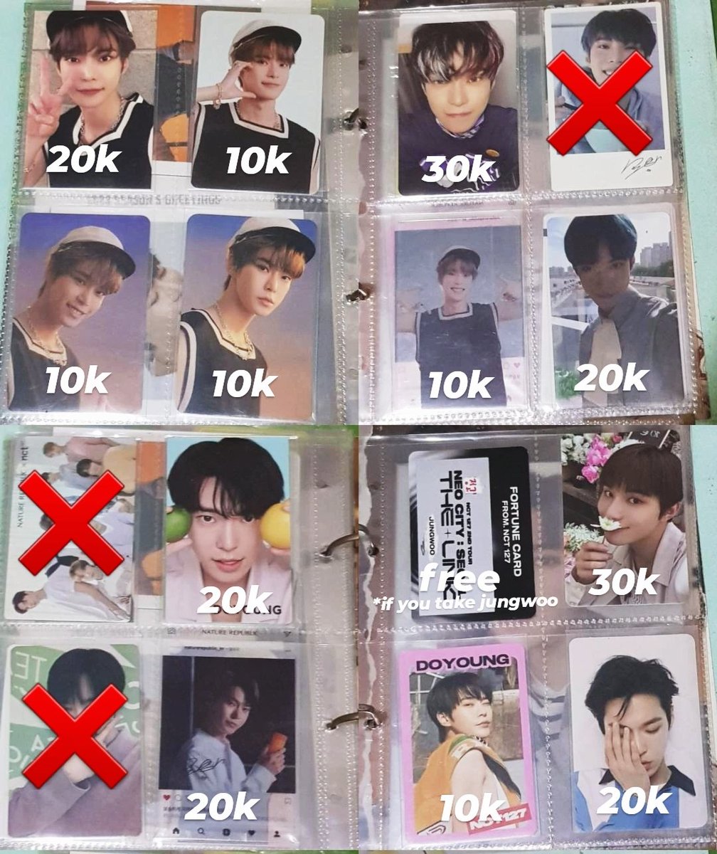 adoyourable's tweet photo. clearance sale
wts / want to sell mostly doyoung

• photocard
• polaroid
• postcard

📍jatim
via 🍊
exc. packing

t. pc pola sg23 sticky favorite natrep fanparty ayyo doyoung jungwoo hendery https://t.co/Cd8PRQYqrx