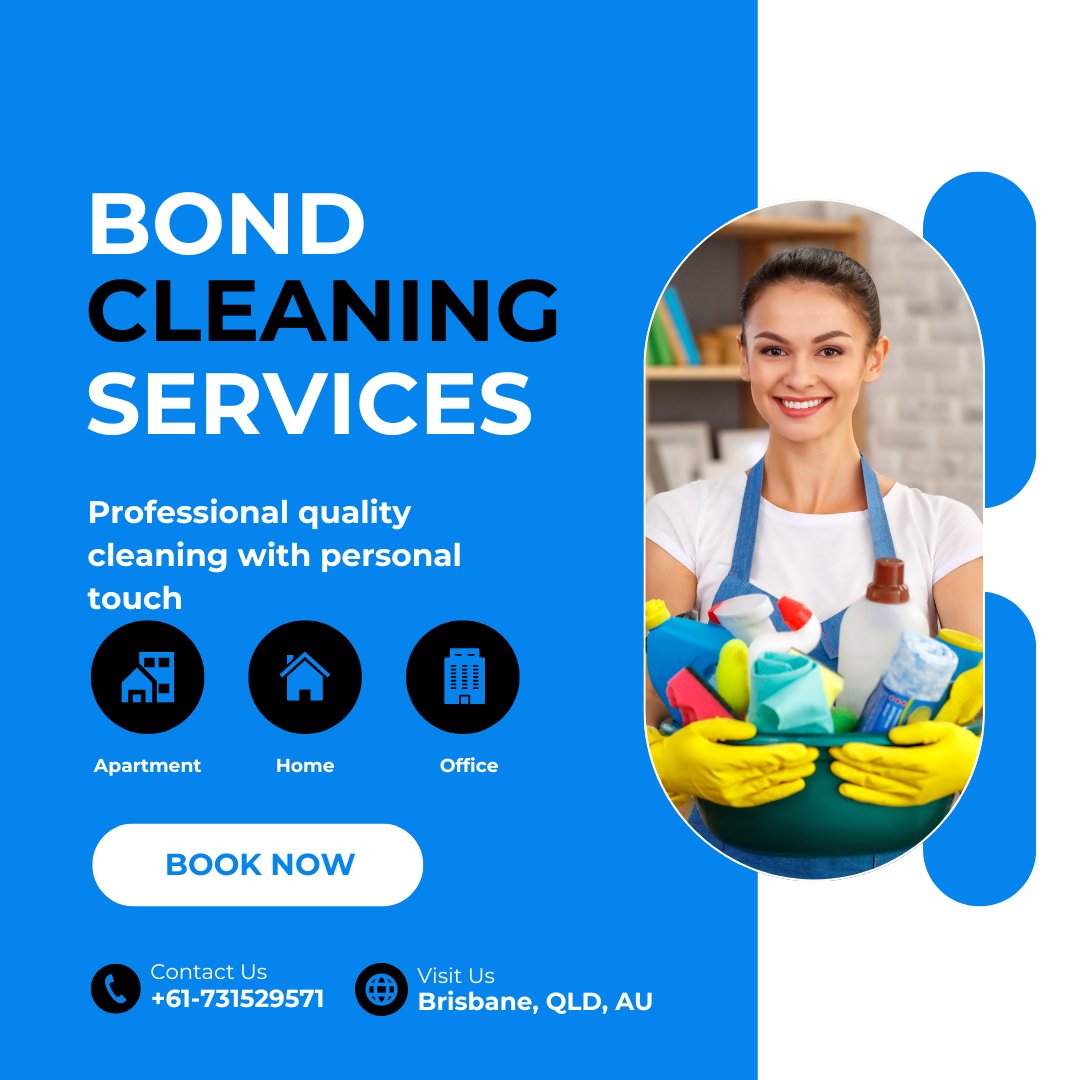 Moving out? Get your bond back hassle-free with our expert bond cleaning services! 🏡✨ Our bond cleaning pros ensure a spotless home that meets all real estate standards.

📞 Book now for a stress-free move! 

+61-731529571

#BondCleaningExperts #ExpertCleaningServices #Brisbane