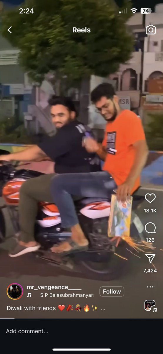 mithunashwanth's tweet photo. See this it’s only a matter of time before someone gets severely injured or killed. And a guy cmntd about police, dhaniki veedu reply enti ante ‘POLICELU ROJU VACHI INTLO COFFEE THAAGUTHAARU MANALNI EVARU AAPEDHI’ @police_guntur https://t.co/n9NQyoHYVK https://t.co/iGFqoUH8vK