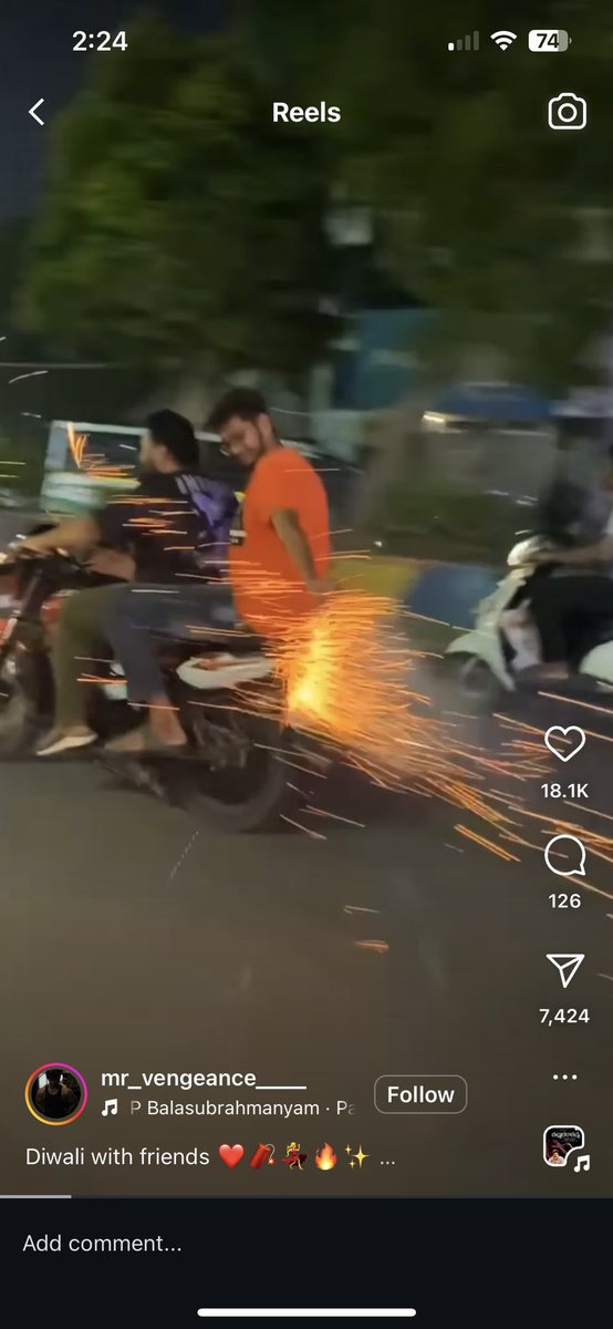 mithunashwanth's tweet photo. See this it’s only a matter of time before someone gets severely injured or killed. And a guy cmntd about police, dhaniki veedu reply enti ante ‘POLICELU ROJU VACHI INTLO COFFEE THAAGUTHAARU MANALNI EVARU AAPEDHI’ @police_guntur https://t.co/n9NQyoHYVK https://t.co/iGFqoUH8vK