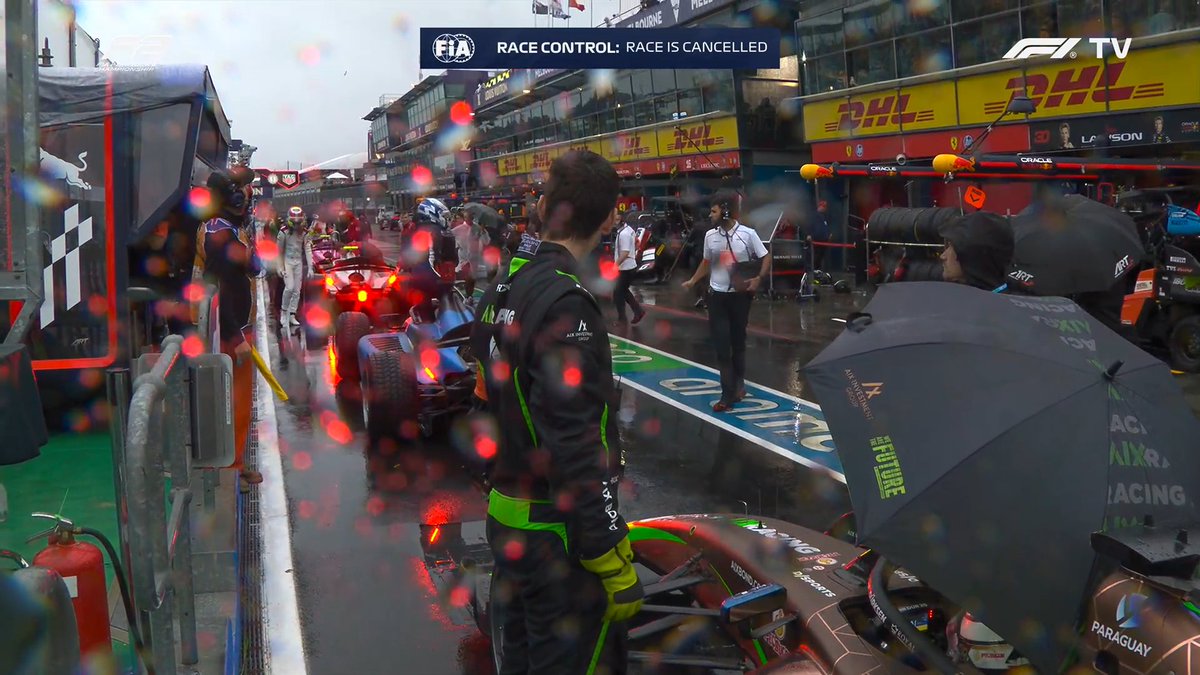 ‼️SE CANCELA LA CARRERA PRINCIPAL DE LA F2 EN AUSTRALIA 🇦🇺 POR LLUVIA 🌧️ 

Con esto, <a href="/JoshuaDuerksen1/">Joshua Duerksen 🇵🇾</a> 🇵🇾 queda como líder del campeonato 📊 hasta la siguiente fecha.

#SomosMbarete #F2 #FIAF2 #JD20