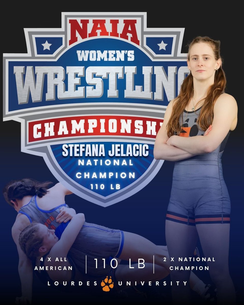 BACK 2 BACK!!!! NOW 2x NATIONAL CHAMPION!!! #graywolfnation #wolfpack🐺 <a href="/steffyj123/">Stefana</a> @lourdesathletics @lourdesuniversity