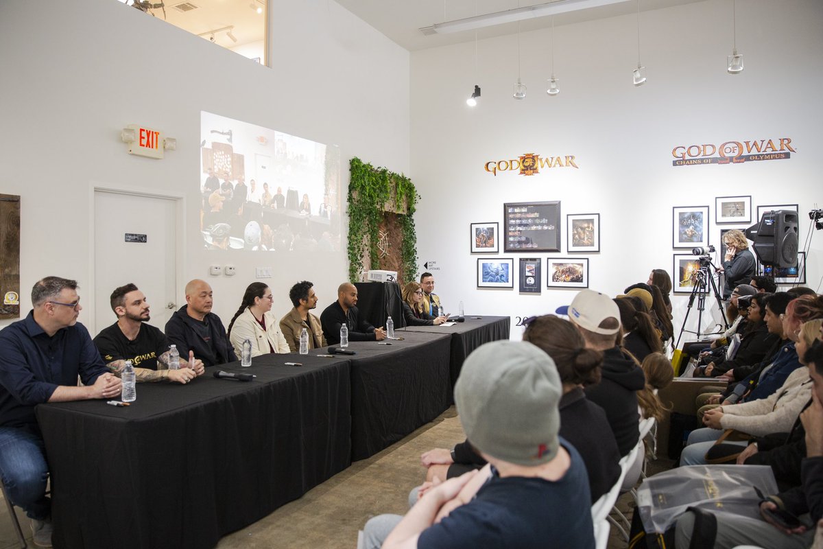 Santa Monica Studio – God of War Ragnarök (@sonysantamonica) on Twitter photo From the God of War 20th Anniversary developer panel at <a href="/gallerynucleus/">Gallery Nucleus</a>!
Thank you to the fans who joined us! And a big thank you to our current and former Santa Monica Studio developers who participated in the panel. From the God of War 20th Anniversary developer panel at <a href="/gallerynucleus/">Gallery Nucleus</a>!
Thank you to the fans who joined us! And a big thank you to our current and former Santa Monica Studio developers who participated in the panel.