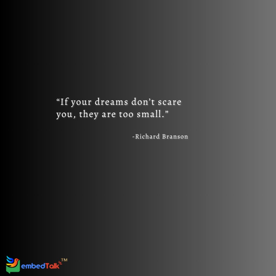 embedTalk's tweet image. The quote is about breaking free from self-imposed limitations and recognizing that your potential is far greater than you might believe. It is a call to action to not settle for mediocrity!!

#dreambig #fearlessdreams #ambitiousgoals #beyondcomfortzone #inspirationdaily #quotes