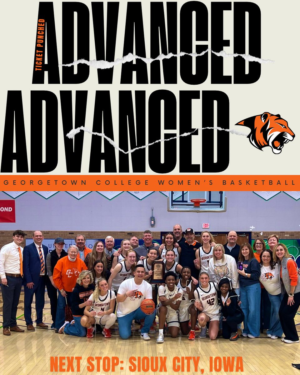 Next stop: Sioux City! 🐅🧡🏀