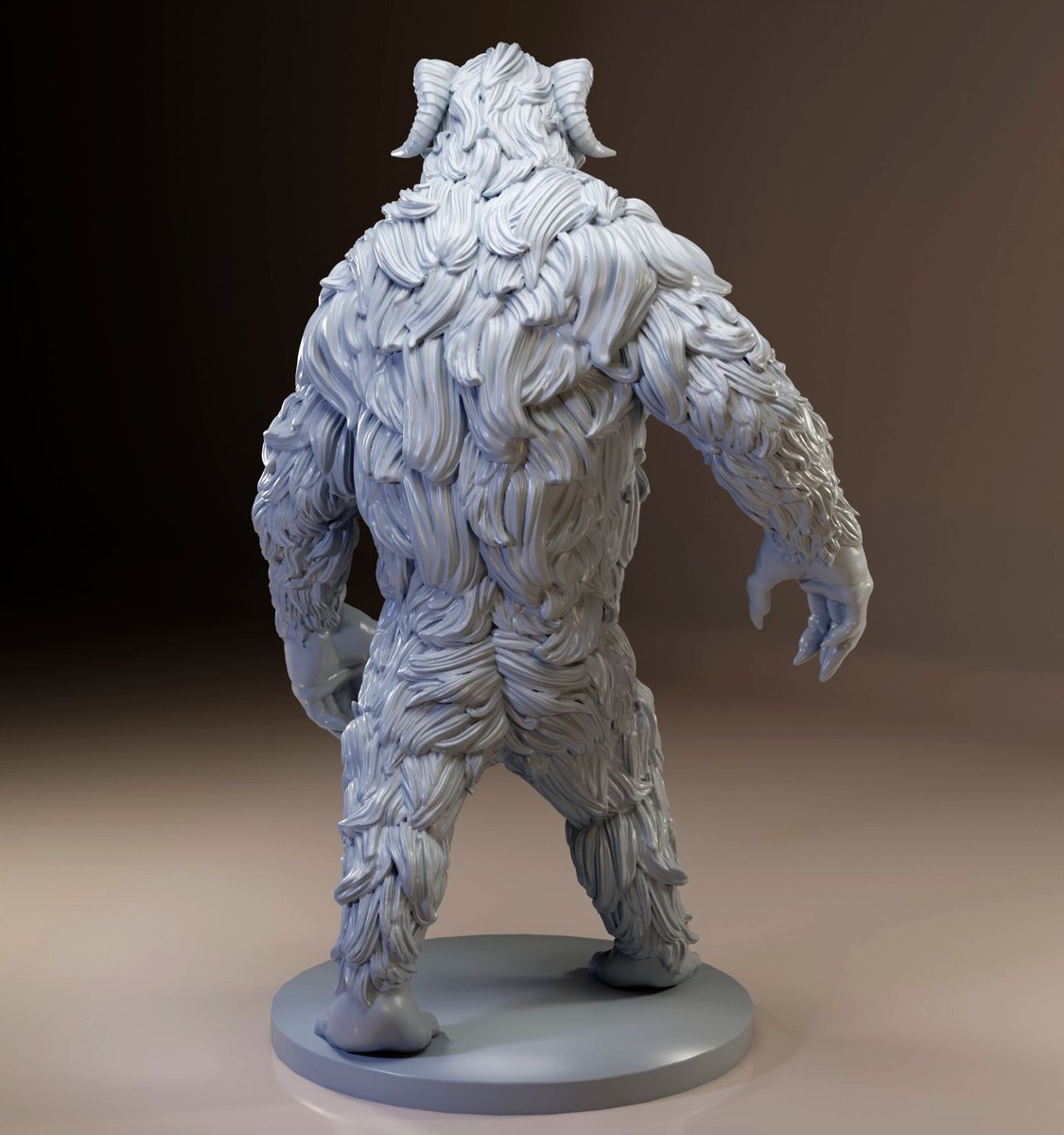 RogueHero3d's tweet photo. A new monster now available on MyMiniFactory, the Yeti
Sculpting the fur on this beast is the greatest exercise in patience I've ever done
#3dprint #zbrush #b3d #dnd #miniature #3dprinting #3DPrintingFiles https://t.co/XodFSC6sSi
