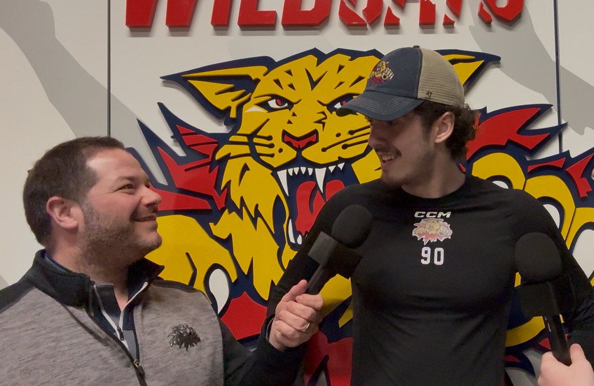 MonctonWildcast's tweet photo. #PodcastPostgame with Rousseau &amp; Cloutier after 8-0 victory over the SeaDogs is now on YouTube! 

https://t.co/bNfhbPfjnq https://t.co/ohOo0CHs54