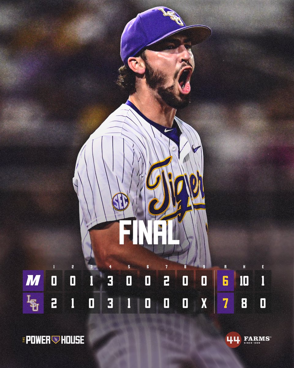 LSUbaseball's tweet photo. GEAUX TIGERS https://t.co/SJpjWB1jIF