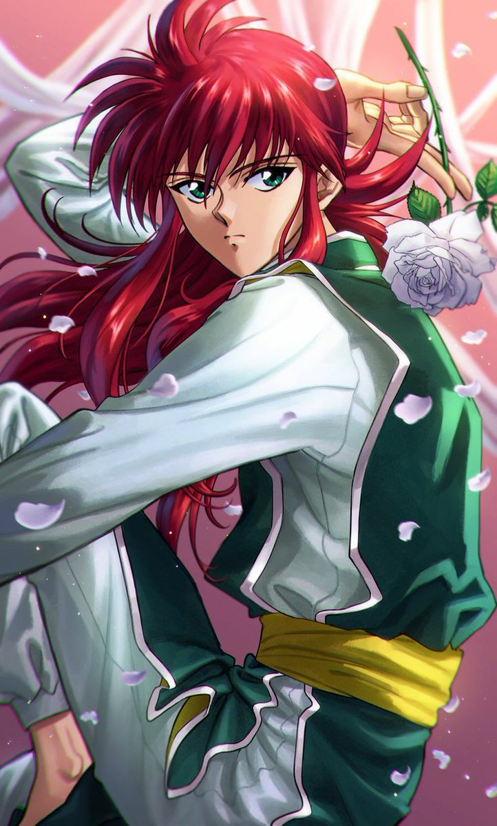 SpringFaeOdilia's tweet photo. I came across this image of Kurama, and wanted to thank you @johnburgmeier for being such a delight to listen to, for bringing much needed escapism, and a quote I still hold dear. For writing me to "keep holding on" through losing my father. For bringing enchantment and support https://t.co/bOOeIMKRg7
