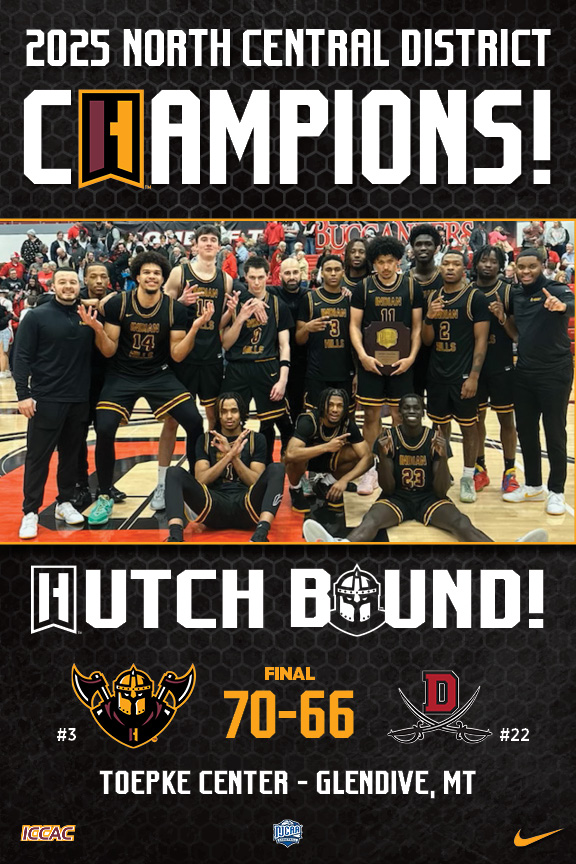 DISTRICT CHAMPIONS! No. 3-rated <a href="/ihccbasketball/">Indian Hills Basketball</a> earned its 18th <a href="/NJCAABasketball/">NJCAA Basketball</a> District Championship tonight as the Warriors defeated No. 22-ranked <a href="/DCCBucsBball/">Dawson CC MBB</a>, 70-66 at the Toepke Center in Glendive, MT. The District Title earns IHCC an automatic bid to its 20th <a href="/NJCAA/">NJCAA</a>