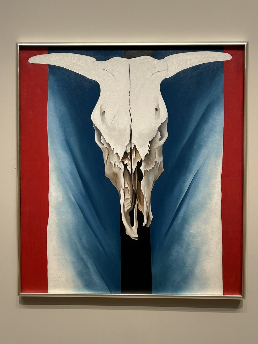 Codakhrome's tweet image. Got to take in this beautiful #GeorgiaOKeefe in person today at @metmuseum