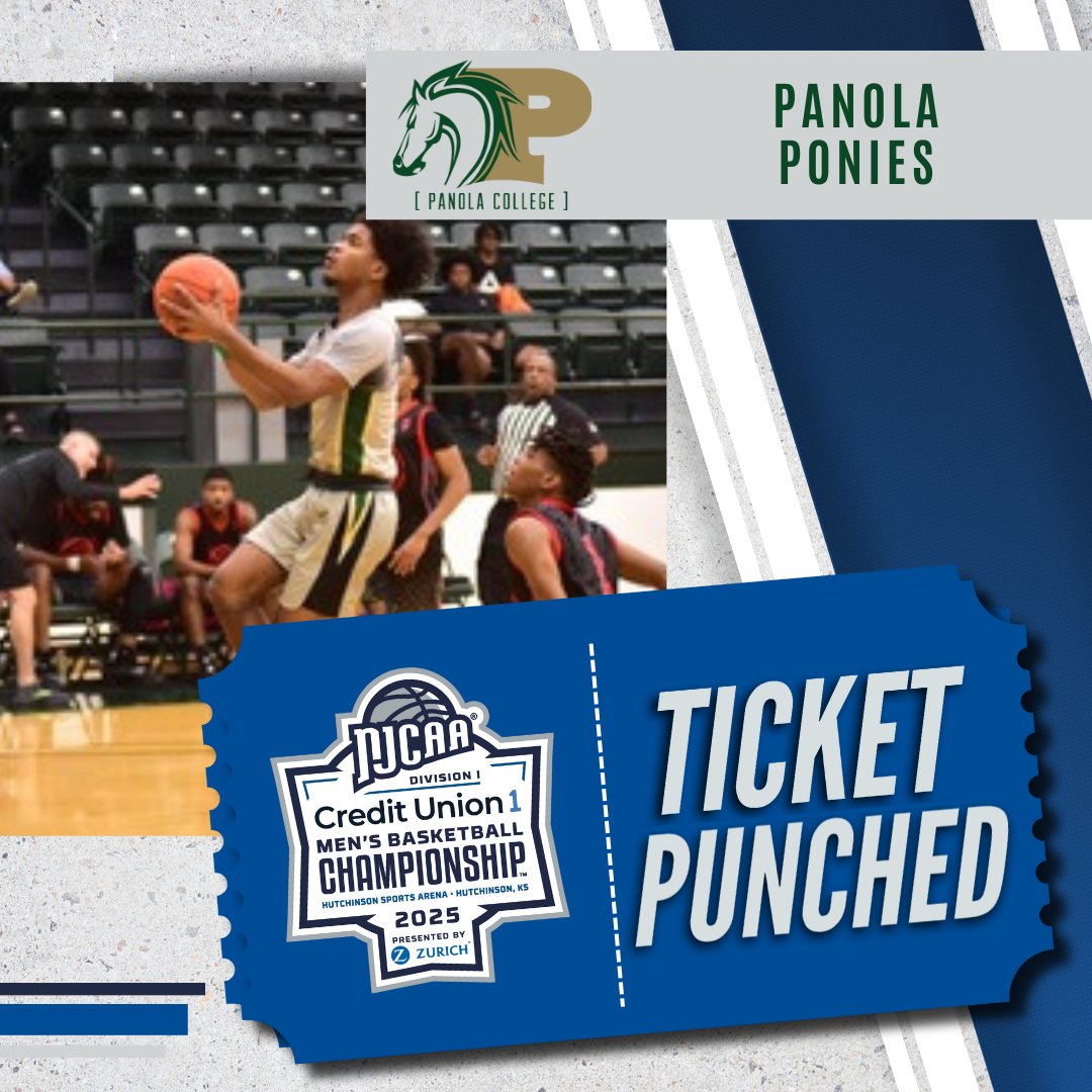 NJCAA Basketball (@njcaabasketball) on Twitter photo 🎟️👊 Ponies 𝒂𝒅𝒗𝒂𝒏𝒄𝒆
Panola knocks off No. 2 Trinity Valley to win the Mid-South District Title and advance to the 2025 <a href="/MyCreditUnion1/">Credit Union 1</a> #NJCAABasketball DI Men's Championship!
njcaa.org/sports/mbkb/20… 🎟️👊 Ponies 𝒂𝒅𝒗𝒂𝒏𝒄𝒆
Panola knocks off No. 2 Trinity Valley to win the Mid-South District Title and advance to the 2025 <a href="/MyCreditUnion1/">Credit Union 1</a> #NJCAABasketball DI Men's Championship!
njcaa.org/sports/mbkb/20…