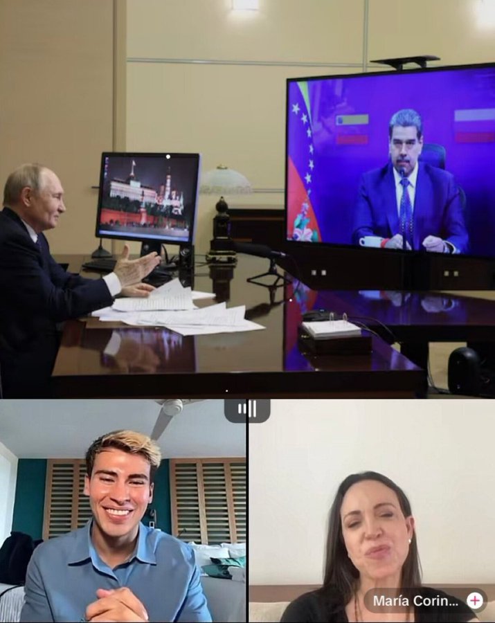 Cuando eres líder continental y hablas con Putin / Cuando eres una pobre pendeja y hablas solo con "La Divaza"