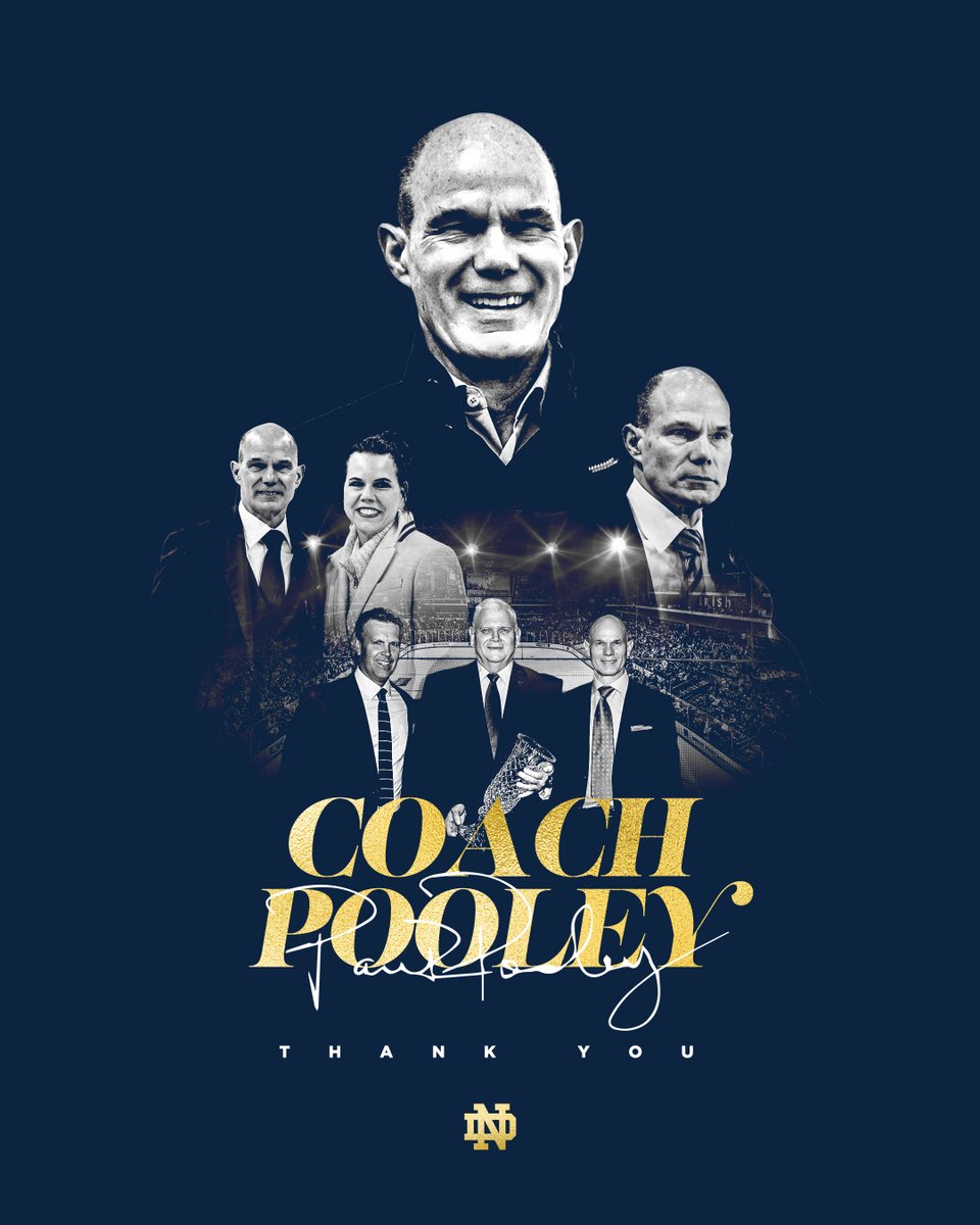 For 20 years of dedication and countless memories - thank you, Coach Pooley 💚

#GoIrish