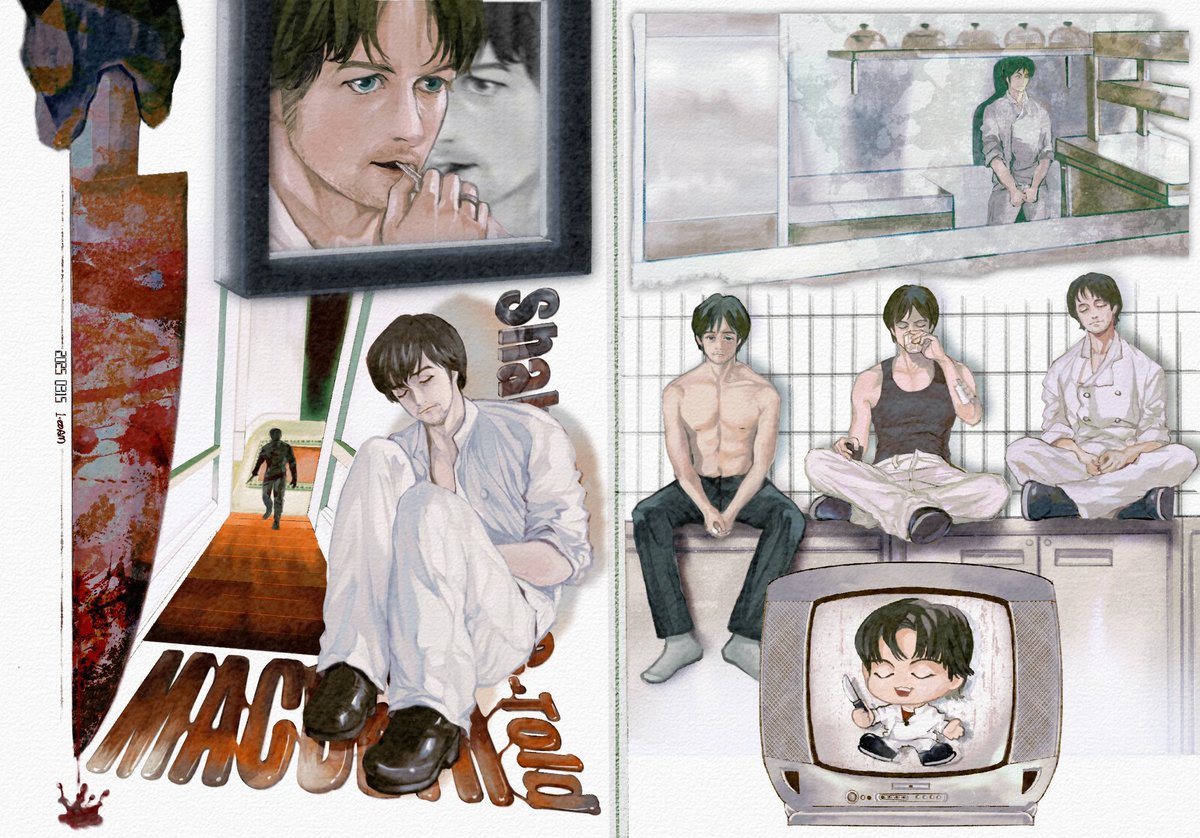 ShakespeaRe-Told_Macbeth

还是截图练习。
喜欢这部里敞开的厨师领👏🏻

#jamesmcavoy 
#ShakespeaReTold
#Macbeth
#fanart