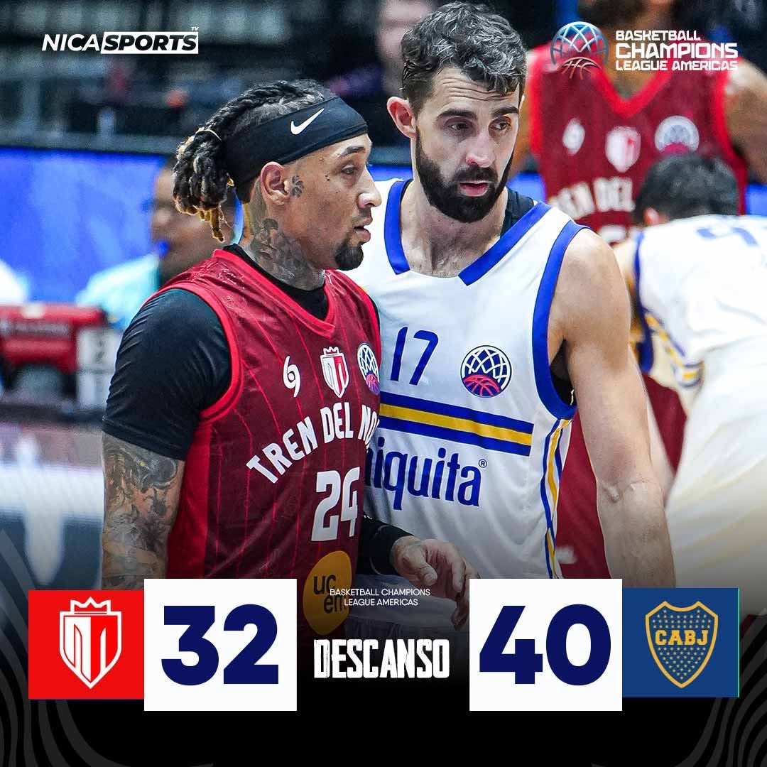 ⏰Descanso | Basketball Champions League Americas 🔛Real Estelí Basket 🇳🇮32-40🇦🇷Boca Basquet

Estamos ENVIVO a través de nuestra señal en cable y YouTube🎥 youtu.be/DMpAjIWHJuw