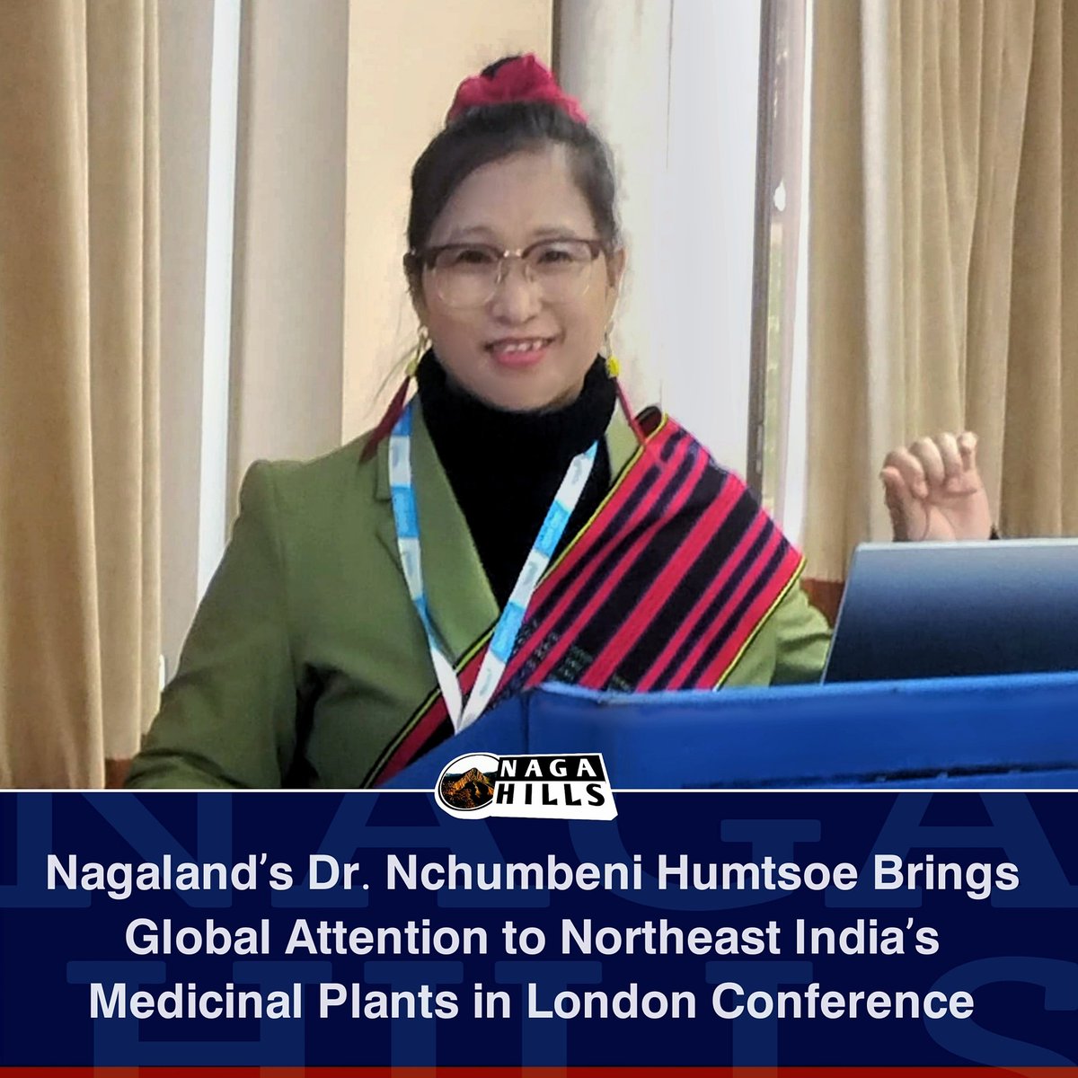 AholiAye24036's tweet photo. Nagaland’s Dr. #NchumbeniHumtsoe Highlights Medicinal Wild Plants of Northeast India at International Conference in London 😍...#Congrtz #Nagaland #Northeast 
#London 

Visit Sa True Story YouTube
#PAKvNZ
#HappyHoli
#WPLFinal
#Grok
#WPL2025 https://t.co/kF77tYhz05