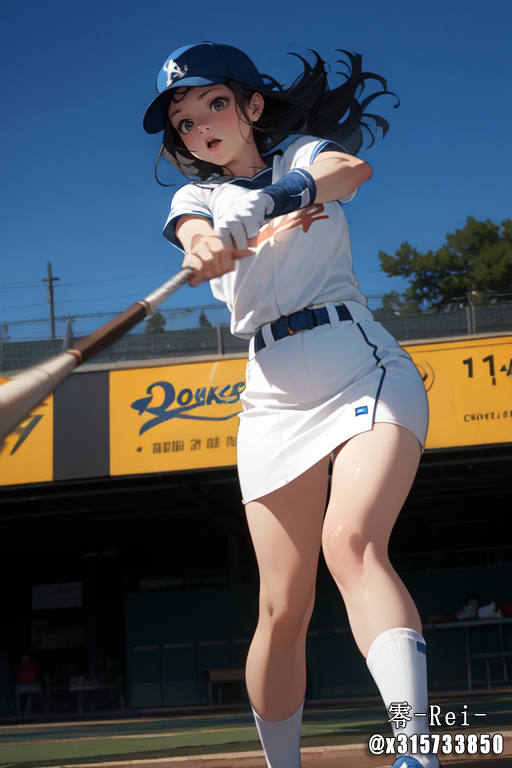 x315733850's tweet photo. AI野球少女

もうすぐドジャース対阪神の試合が始まります～🧢
昨日の巨人戦で大谷翔平さんのホームランはカッコ良かったです😍
今日もホームラン打って欲しいですね⚾️💨🤩

#AI画像 #ドジャース https://t.co/I8Dfq99bS6