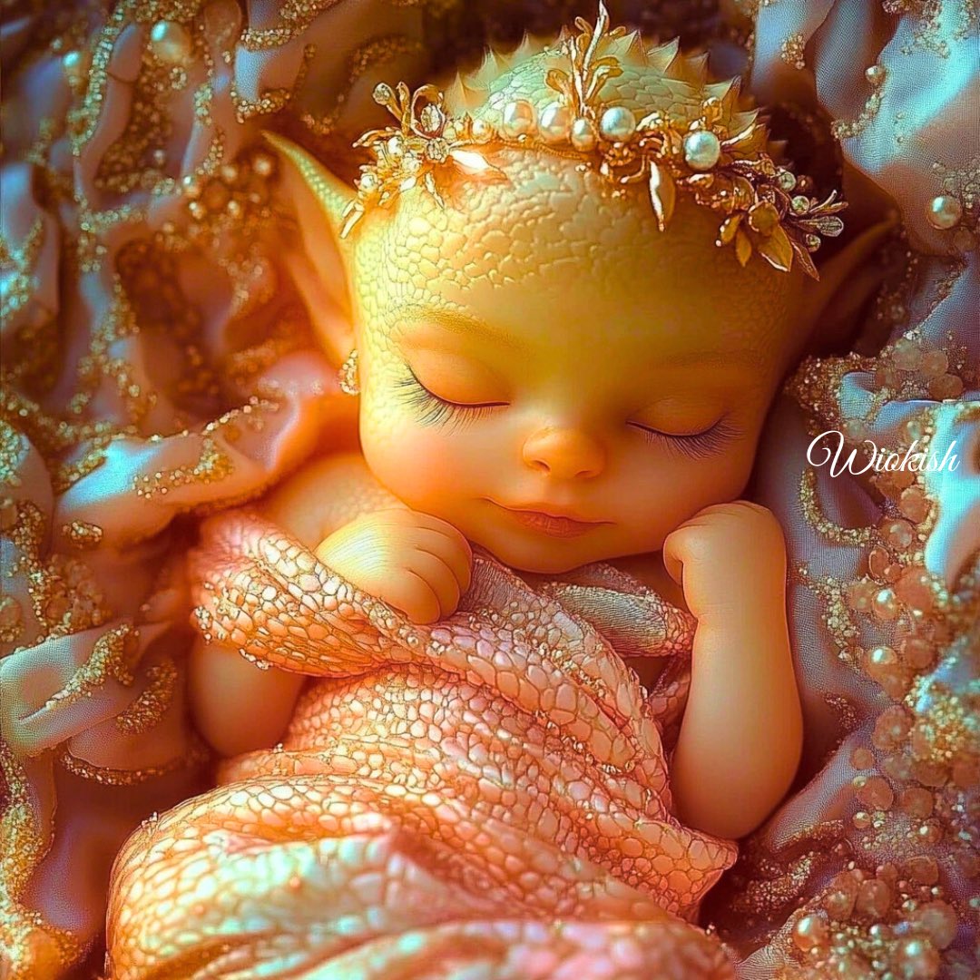 MisbaaChuhal's tweet photo. QT Scales:

Sweet baby girl from #Olai [#Betelgeuse]. Her people are reptilian #Elohim and one of the 5 angelic star races who ensured the continuity of the human race. She has pale yellow scales that will brighten as she grows.
🌱🌿🌱🌿🌱🌿🌱🌿🌱🌿🌱🌱
#MidjourneyAI #AIArtists https://t.co/qhmVgwe60c