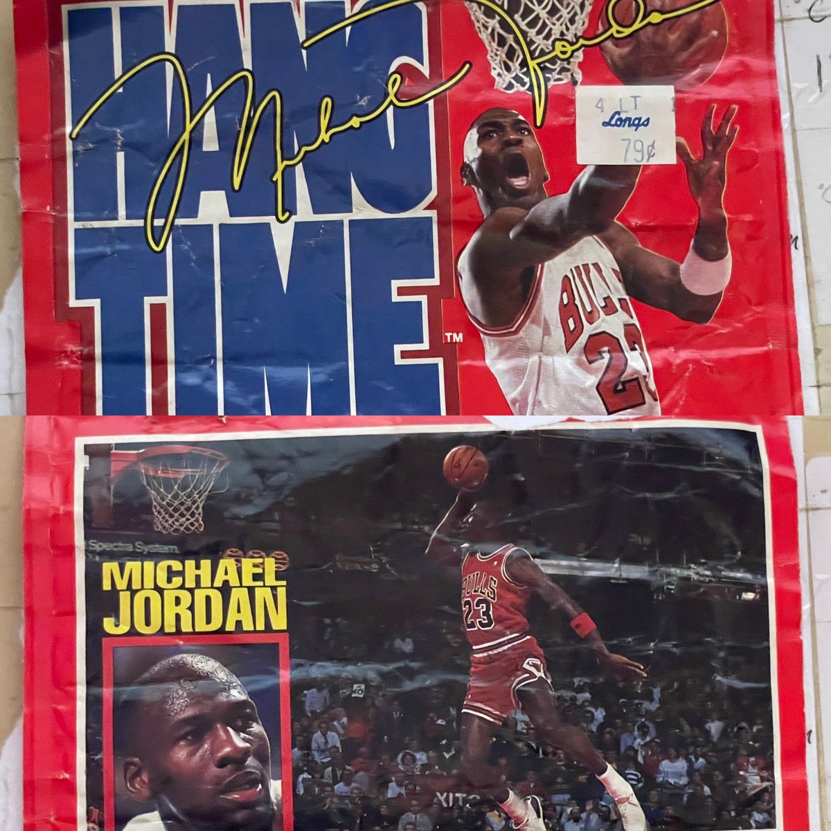 TheSharterToy's tweet image. Anyone remember “Hang Time” gum.
Found this empty wrapper in my childhood bedroom today. @CardPurchaser