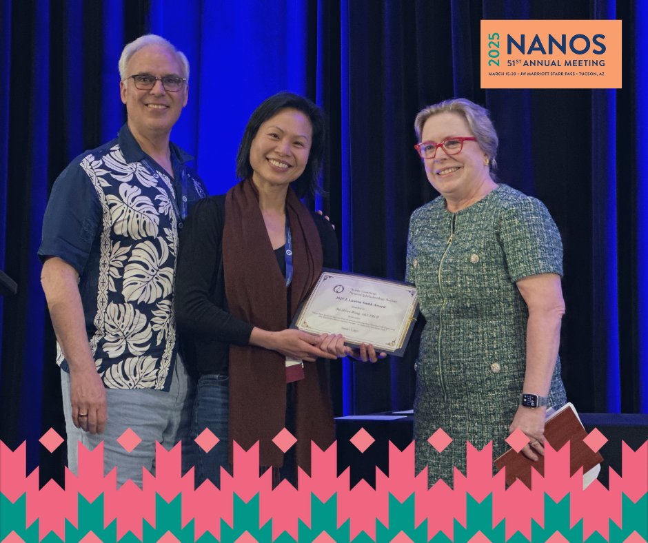 Congrats to this year's winner of the J. Lawton Smith Award, Sui Hsien Wong, MD, FRCP!!

#nanos #nanos2025 #nanosconnect #nanosannualmeeting