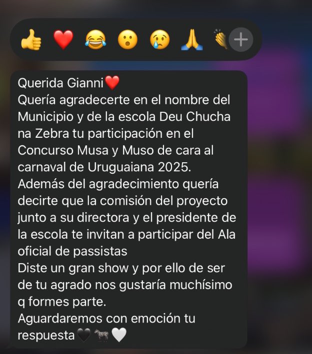 Como olvidar este mensaje ya a nada de vivir esta gran experiencia y sueño 💘