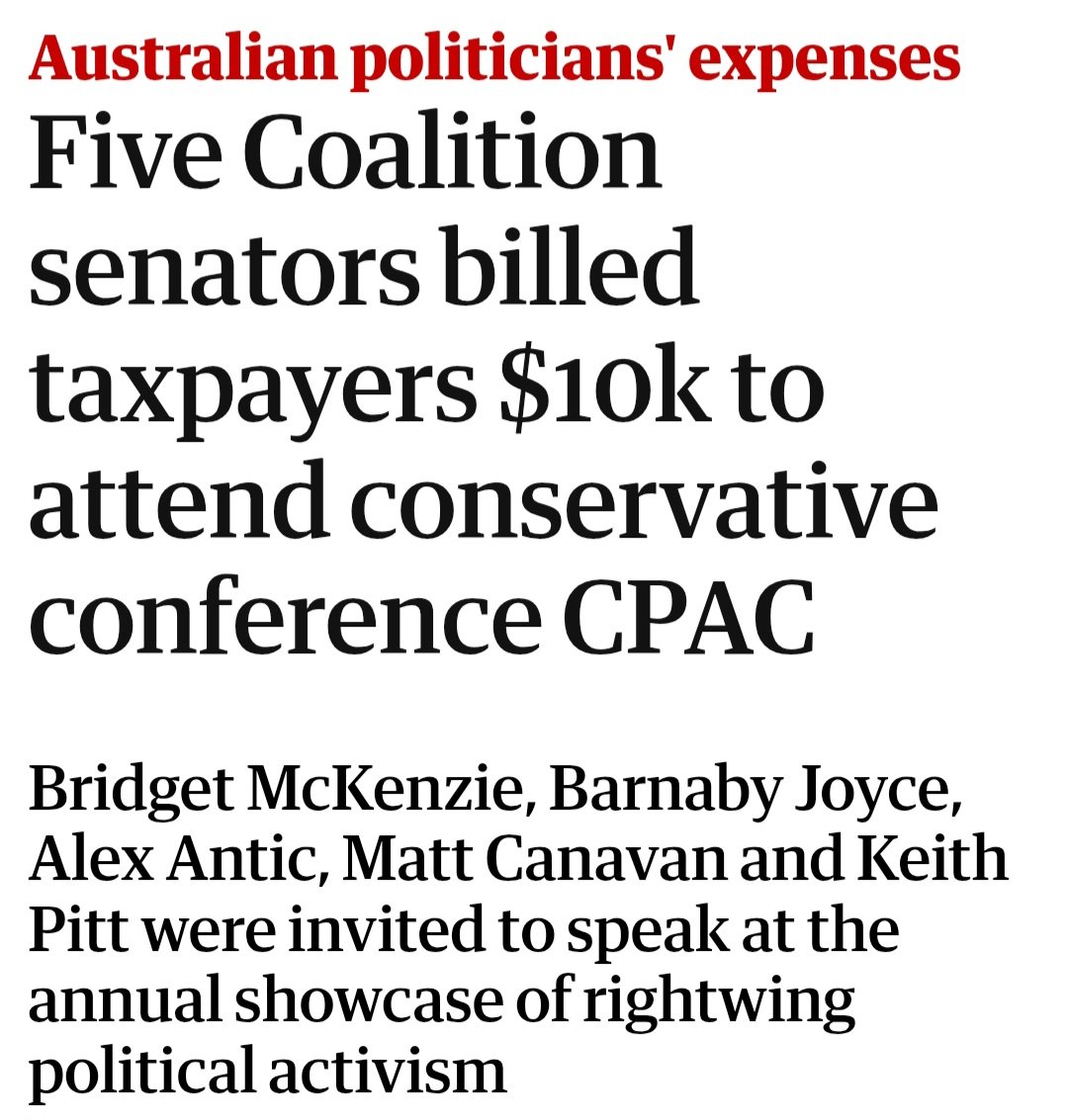 lesstenny's tweet photo. It never stops ..the rorting LNP 
#auspol https://t.co/R80z0jItf7