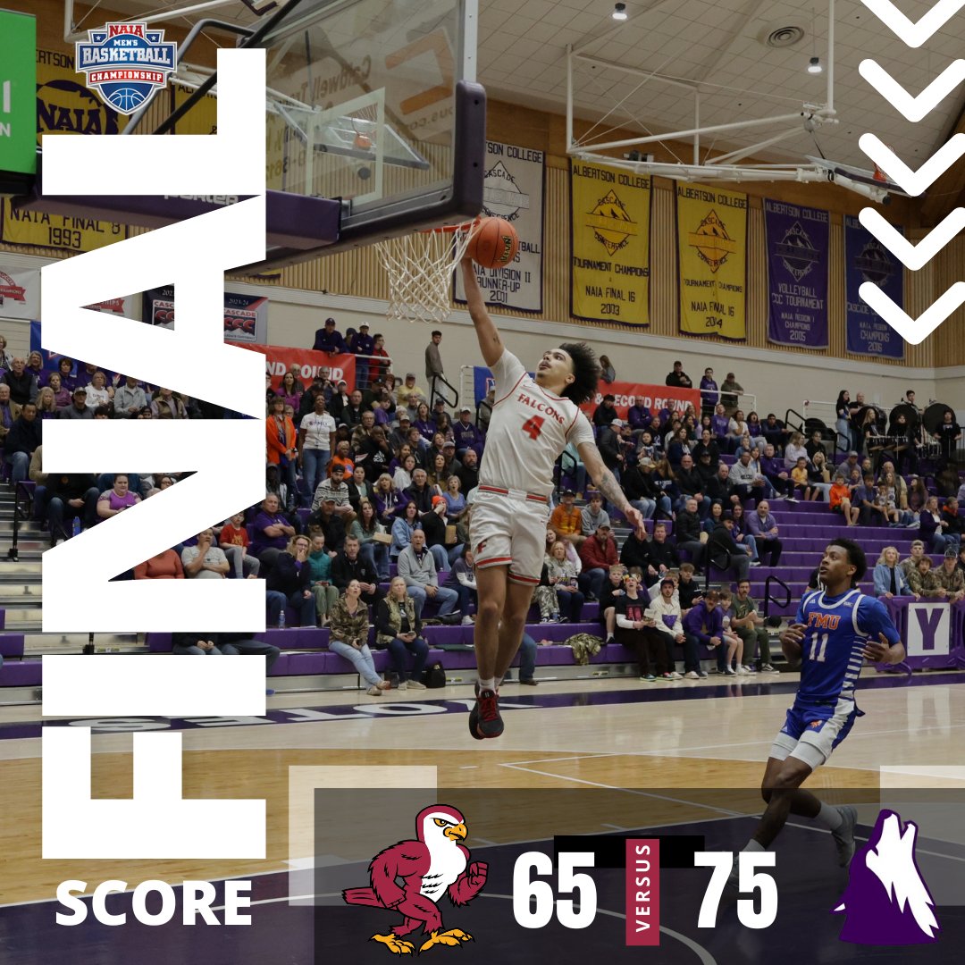 ππ₯πππ‘ππ¦ πππππ’π‘π¦ (@friendsfalcons) on Twitter photo MBB - What a season! Falcons fall to (1) College of Idaho in the NAIA second round, 75-65. 
R. Woolf: 19 pts, 3 assists, 3 steals
K. Spiller: 14 pts, 5 rebounds
C. Maclin: 13 pts, 3 assists
We are so proud of you! Go Falcons! #talonsup #friendsfalcons #talonsup #seeyounextyear MBB - What a season! Falcons fall to (1) College of Idaho in the NAIA second round, 75-65. 
R. Woolf: 19 pts, 3 assists, 3 steals
K. Spiller: 14 pts, 5 rebounds
C. Maclin: 13 pts, 3 assists
We are so proud of you! Go Falcons! #talonsup #friendsfalcons #talonsup #seeyounextyear