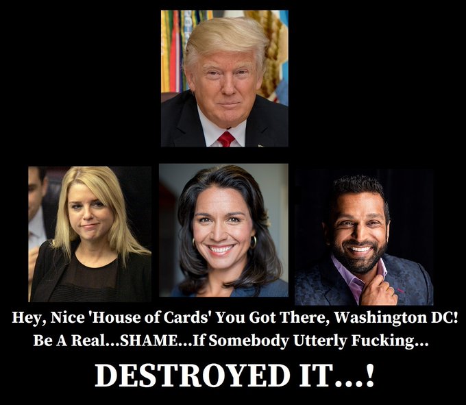 If you can't see where this is headed, the direct war-time/emergency powers of the Chief Executive defended by an Attorney General and an FBI Director against a rampaging and raging partisan judiciary which is trying to save The Deep State that is being exposed and defunded, why,