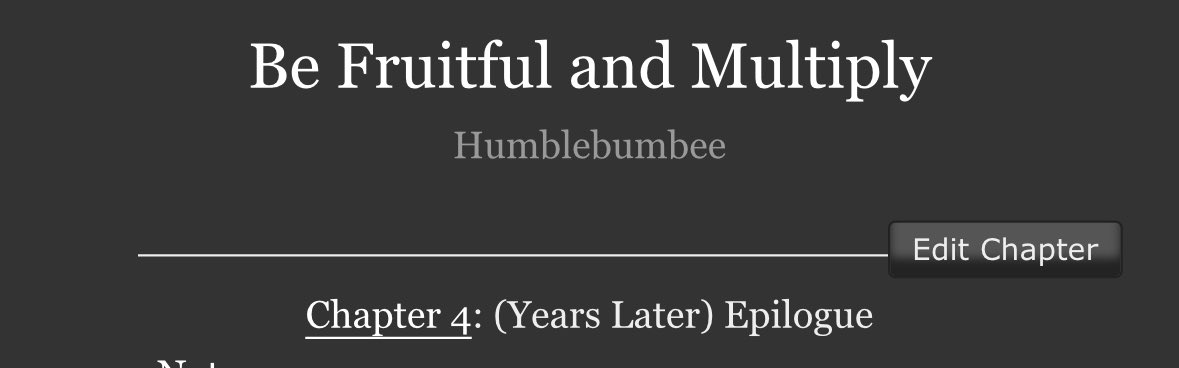 Be Fruitful and Multiply, a fic written for <a href="/StolpregWeek/">Stolpreg Week</a> week, is now completed.

Interested? Check it out below!👇 

archiveofourown.org/works/63731077…