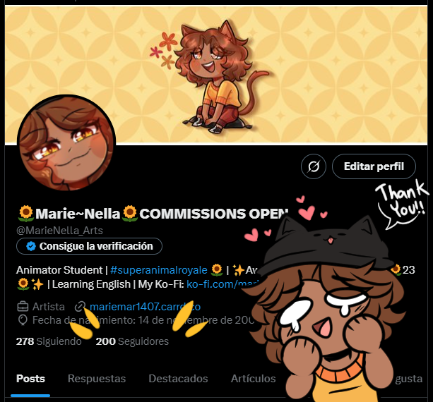 Ahhhhhh!!!! Después de tanto tiempo por fin llego a los 200 ;w; ✨💛✨

 GRACIAS A TODOS WIII!! 🌻
