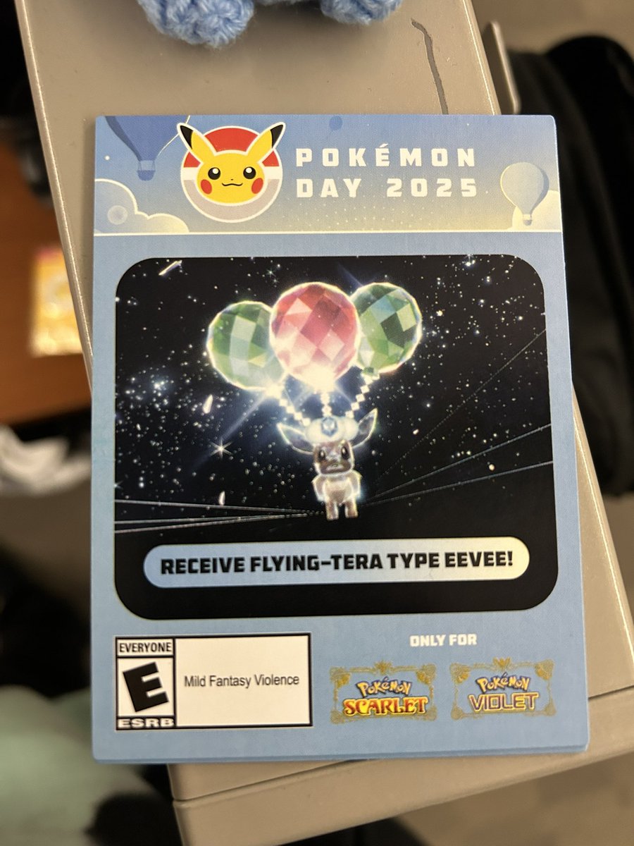 deadvessell's tweet photo. I have some left over codes from Pokemon day. Follow these instructions to redeem a flying Tera type eevee on Pokemon Scarlet / Violet.

U501-9VAY-9JW8-YC8S

U501-9VAY-QWPT-Y98D

U501-9VAY-X2WX-N79T

U501-9VAY-5WEN-53E5 https://t.co/wag7V2d9Nv