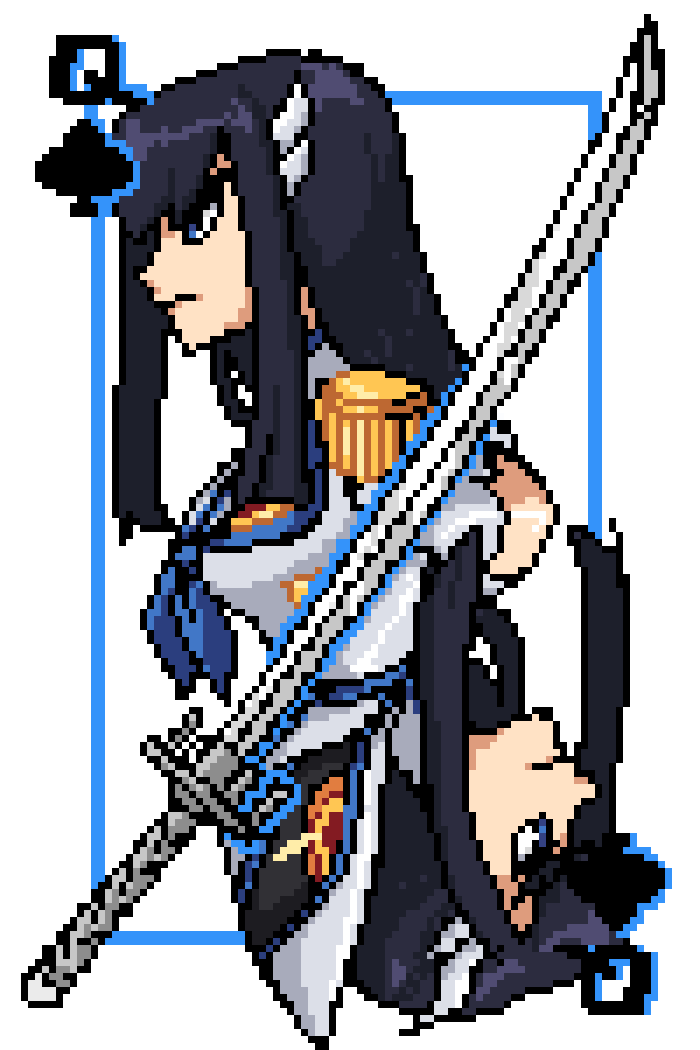 純潔 ,鬼龍院皐月 「This, but with a blue seal tho #KillLaKi」|RinRin @ SAKURA CON BABYのイラスト