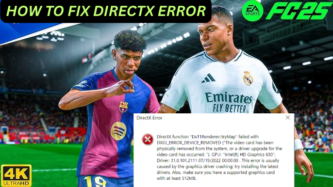 How To Fix DirectX Errors in PC Gaming Laptops theinternetmoola.com/how-to-fix-dir… 
#fc25 #FIFAWorldCup #FIFA #fifa23 #Nvidia #amd